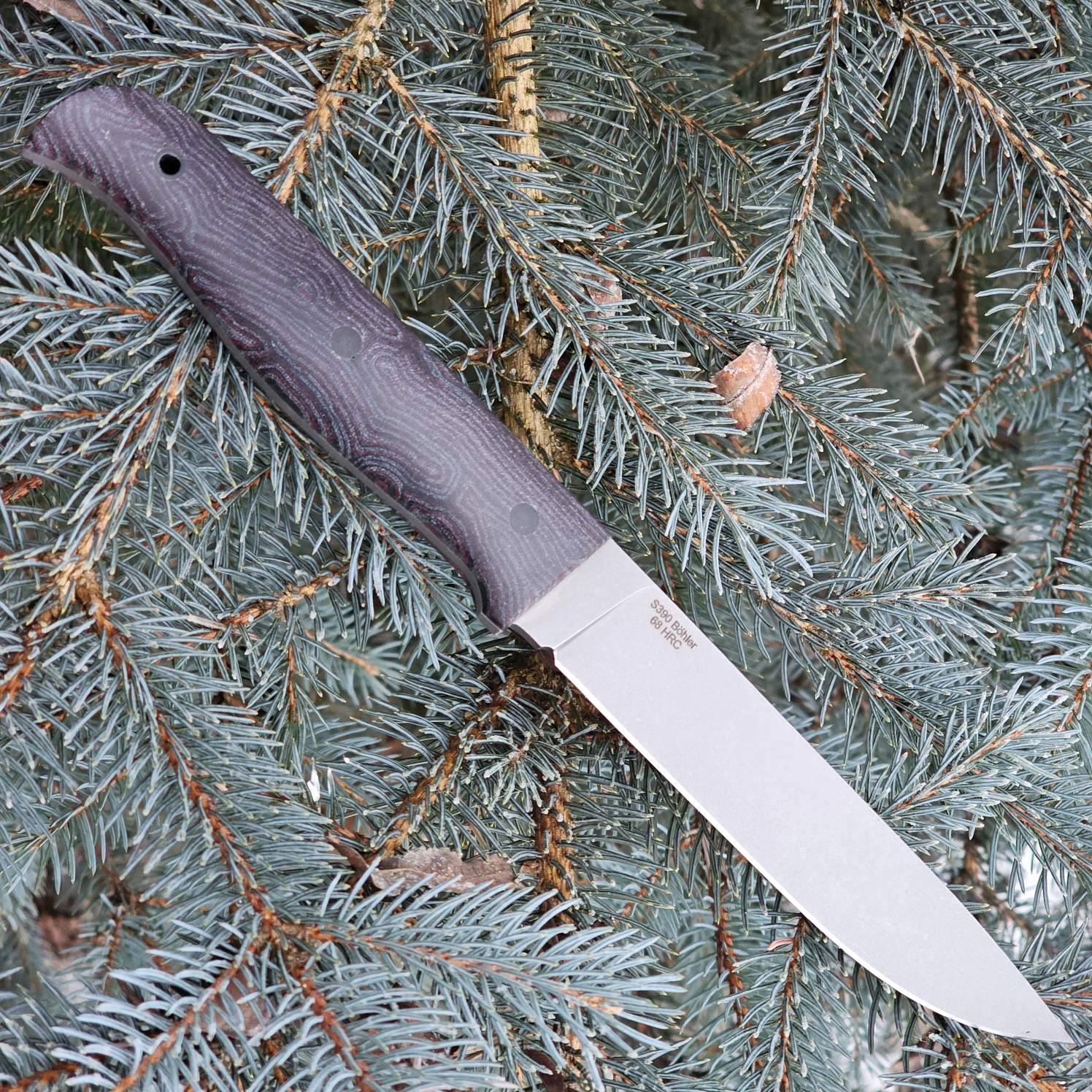 купить финку Лапии Р1-016 из порошковой стали S390 Böhler от производителя