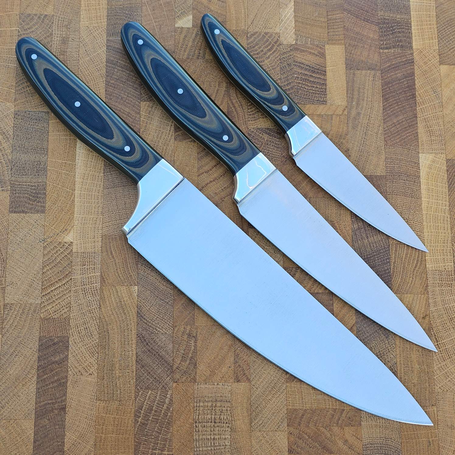 Поварская тройка из стали N690 Böhler - 037 — изображение 6